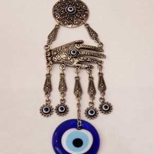 Brand New Evil Eye Amulet Car Wall Hanging Blessing Protector with Fatimas Hand